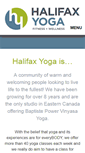 Mobile Screenshot of halifaxyoga.com